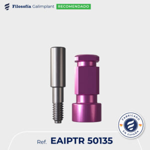Aditamento de impresión ancho rotacional para multi-posición recto estético + tornillo corto (mét.2mm)