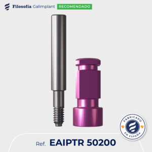 Aditamento de impresión ancho rotacional para multi-posición recto estético + tornillo largo (mét.2mm)