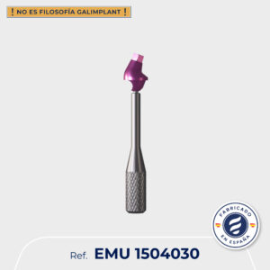 Pilar multi-posición estético angulado 15º altura 3mm CI hexagonal