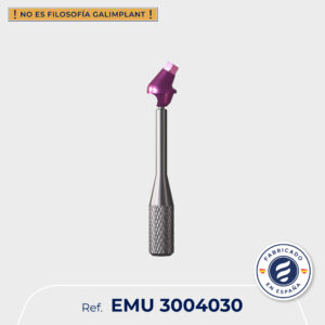 Pilar multi-posición estético angulado 30º altura 3mm CI hexagonal
