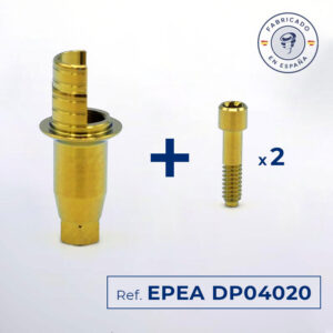 Kit pilar angulable anti-rotacional altura 2mm CI hexagonal