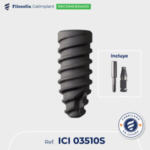 Implante CI hexagonal ø 3,5 x 10mm