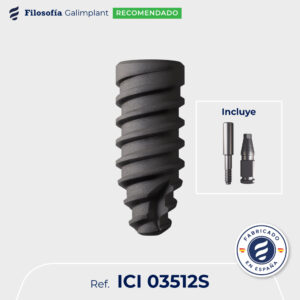 Implante CI hexagonal ø 3,5 x 12mm