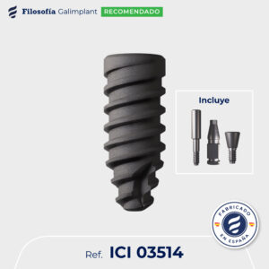 Implante CI hexagonal ø 3,5 x 14mm