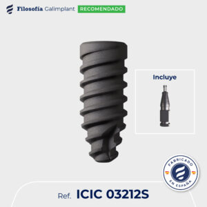 Implante CI hexagonal ø 3,2 x 12mm