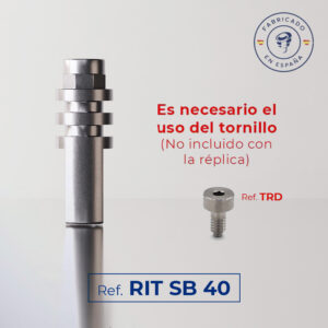 Réplica anti-rotacional para pilar multi-posición recto estético (diámetro 4mm)